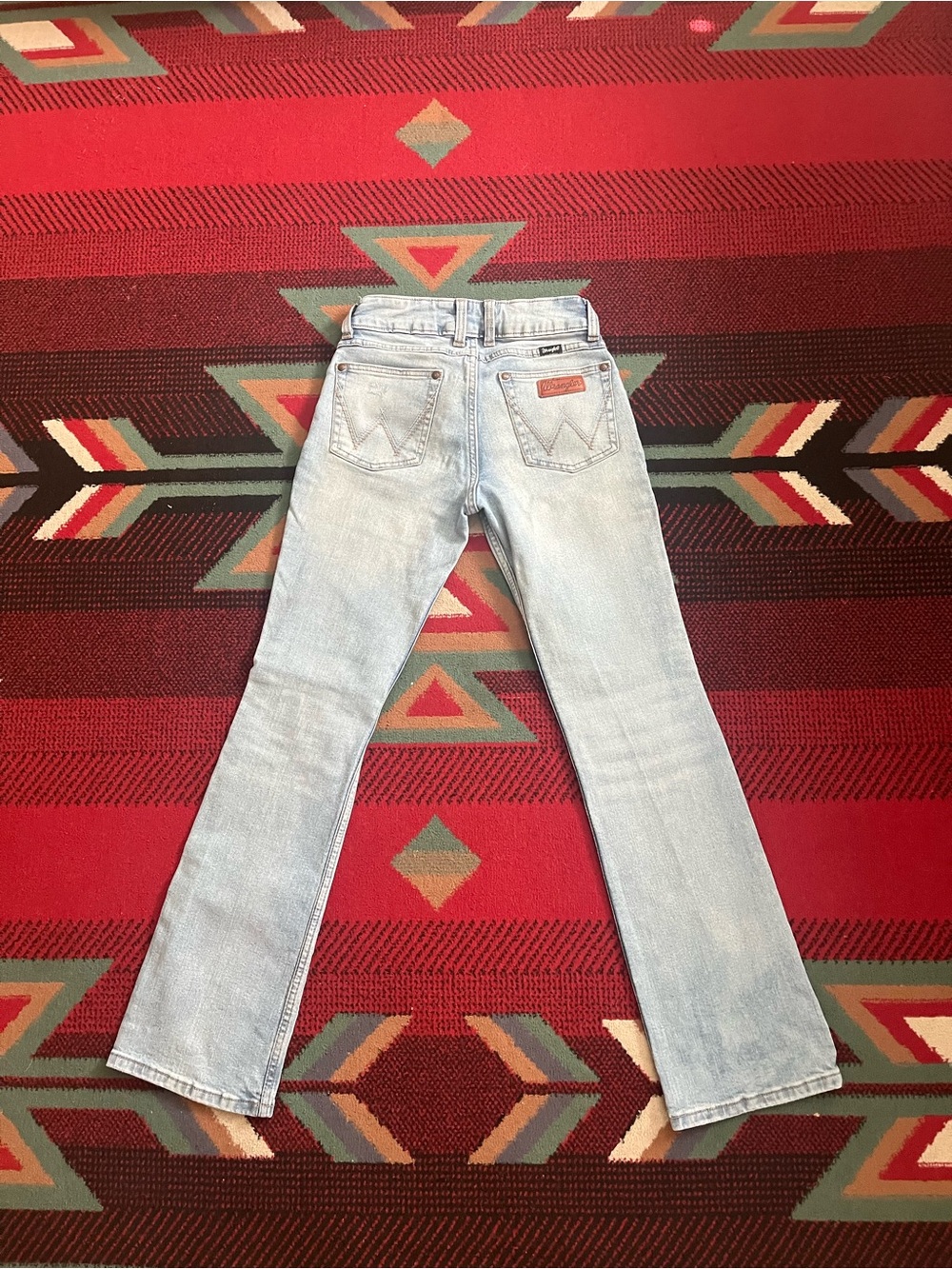Wrangler size 27 (fits at 26 too, stretchy denim) Women’s Bootcut Jeans